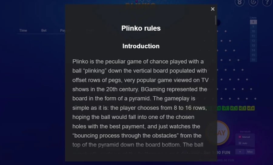 Plinko und Echtgeld-Plinko